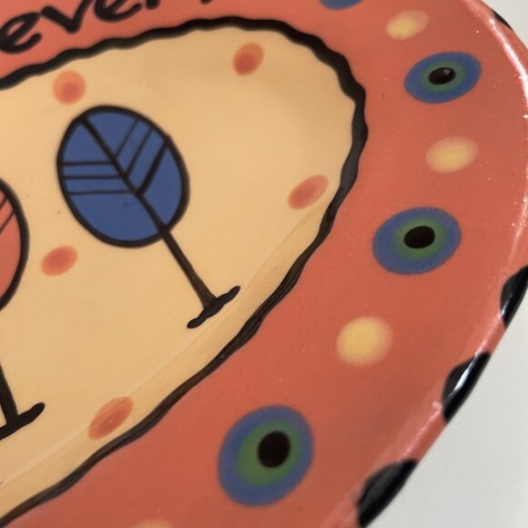 “Family is Forever” Hand-Painted Ceramic Plate - Picture 7 of 8